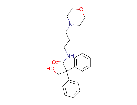 3-hydroxy-2,2-diphenyl-propionic acid-(3-morpholino-propylamide)