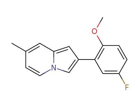 2-(5-fluoro-2-methoxy-phenyl)-7-methyl-indolizine