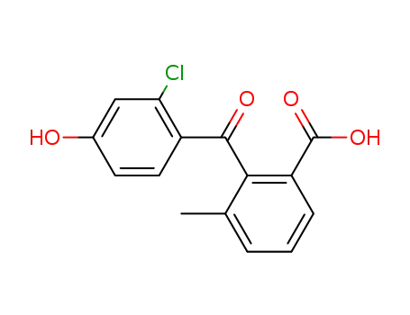 2-(2-chloro-4-hydroxy-benzoyl)-3-methyl-benzoic acid