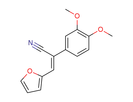 2-(3,4-dimethoxy-phenyl)-3<i>c</i>-[2]furyl-acrylonitrile