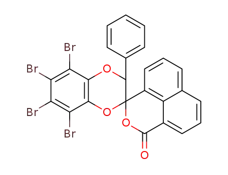 5',6',7',8'-tetrabromo-3'-phenyl-spiro[benz[<i>de</i>]isochromene-1,2'-benzo[1,4]dioxin]-3-one