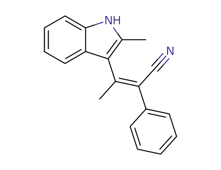 3-(2-methyl-indol-3-yl)-2-phenyl-crotononitrile