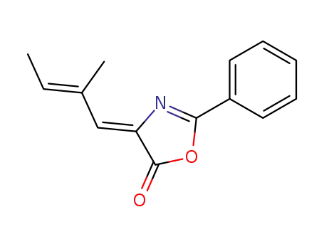 4-((Ξ)-2-methyl-but-2<i>t</i>-enylidene)-2-phenyl-4<i>H</i>-oxazol-5-one
