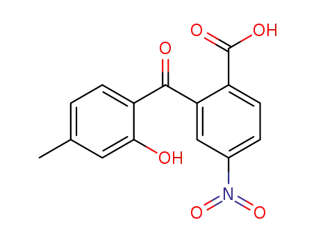 Molecular Structure of 860597-05-3 (2-(2-hydroxy-4-methyl-benzoyl)-4-nitro-benzoic acid)