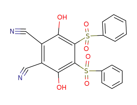 1,2-Benzenedicarbonitrile, 3,6-dihydroxy-4,5-bis(phenylsulfonyl)-