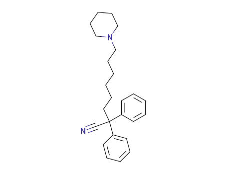2,2-diphenyl-8-piperidino-octanenitrile