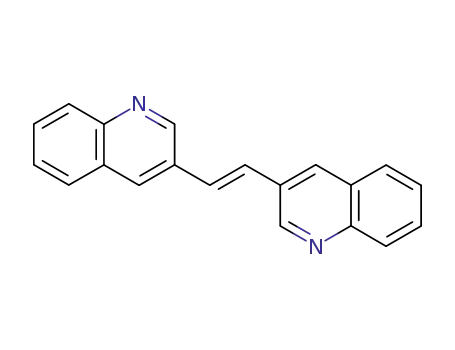 Molecular Structure of 698387-12-1 ((E)-1,2-di(quinoline-3-yl)ethene)