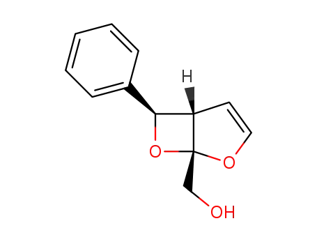 Molecular Structure of 141945-93-9 (2,7-Dioxabicyclo[3.2.0]hept-3-ene-1-methanol, 6-phenyl-)