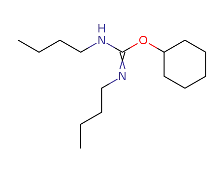 Molecular Structure of 92861-90-0 (Pseudourea,1,3-dibutyl-2-cyclohexyl- (7CI))