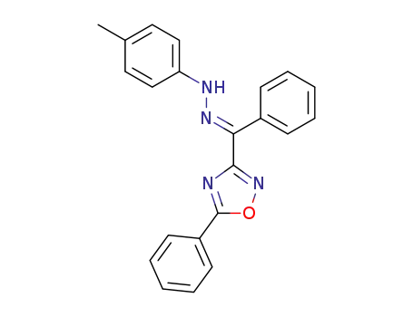 phenyl-(5-phenyl-[1,2,4]oxadiazol-3-yl)-methanone <i>p</i>-tolyl-hydrazone