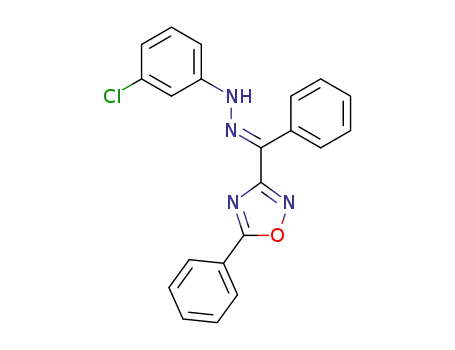 phenyl-(5-phenyl-[1,2,4]oxadiazol-3-yl)-methanone (3-chloro-phenyl)-hydrazone