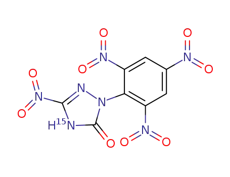 5-nitro-2-picryl-2,4-dihydro-3H-1,2,4-triazol-3-one-4-<sup>15</sup>N