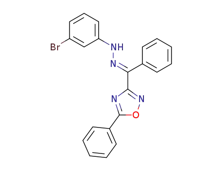 phenyl-(5-phenyl-[1,2,4]oxadiazol-3-yl)-methanone (3-bromo-phenyl)-hydrazone