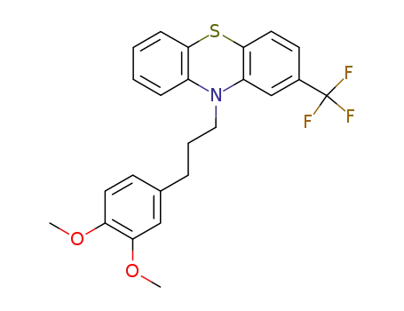 10-[3-(3,4-Dimethoxy-phenyl)-propyl]-2-trifluoromethyl-10H-phenothiazine