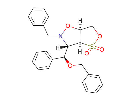 (3R,3aR,6aR)-3-[(S)-2-(benzoxy)benzyl]-2-benzyl-4,5-oxathiain-4,4-dioxide[3,4-d]isoxazolidine