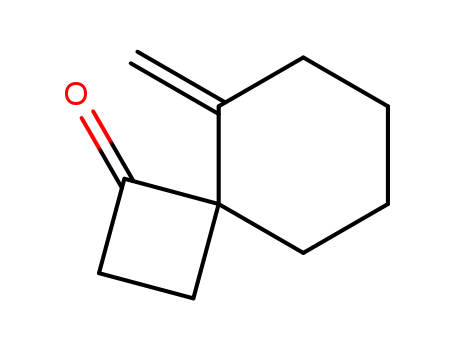 Molecular Structure of 81388-67-2 (Spiro[3.5]nonan-1-one, 5-methylene-)