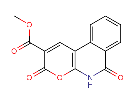 3H-Pyrano[2,3-c]isoquinoline-2-carboxylic acid, 5,6-dihydro-3,6-dioxo-,
methyl ester