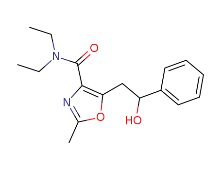 4-Oxazolecarboxamide,
N,N-diethyl-5-(2-hydroxy-2-phenylethyl)-2-methyl-
