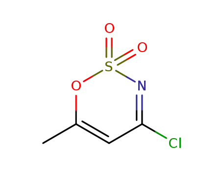 Molecular Structure of 72827-09-9 (4-Chloro-6-methyl-[1,2,3]oxathiazine 2,2-dioxide)