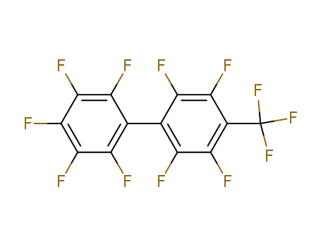 Molecular Structure of 5121-76-6 (1,1'-Biphenyl, 2,2',3,3',4,5,5',6,6'-nonafluoro-4'-(trifluoromethyl)-)