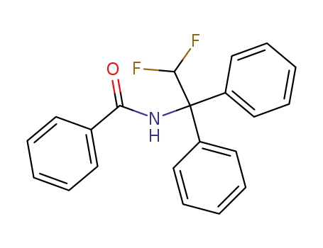 N-(2,2-Difluor-1,1-diphenyl-aethyl)-benzamid