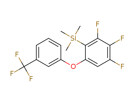 trimethyl(2,3,4-trifluoro-6-(3-trifluoromethylphenoxy)phenyl)silane