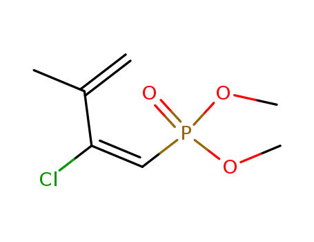 Phosphonic acid, (2-chloro-3-methyl-1,3-butadienyl)-, dimethyl ester,
(E)-