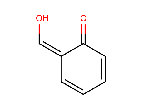 Molecular Structure of 111268-93-0 (2,4-Cyclohexadien-1-one, 6-(hydroxymethylene)-)