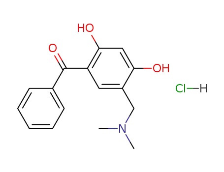 5-dimethylaminomethyl-2,4-dihydroxy-benzophenone; hydrochloride
