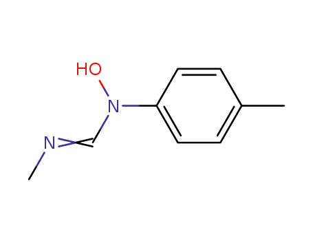 Molecular Structure of 80820-80-0 (Methanimidamide,  N-hydroxy-N-methyl-N-(4-methylphenyl)-)