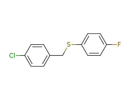 1-chloro-4-[(4-fluorophenyl)sulfanylmethyl]benzene