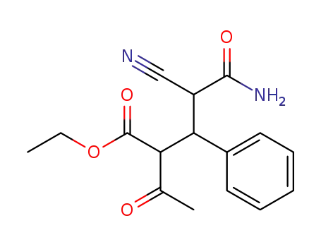 2-acetyl-4-cyano-3-phenyl-glutaramic acid ethyl ester