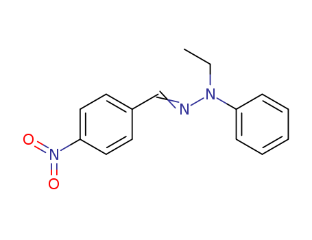 Benzaldehyde, 4-nitro-, ethylphenylhydrazone