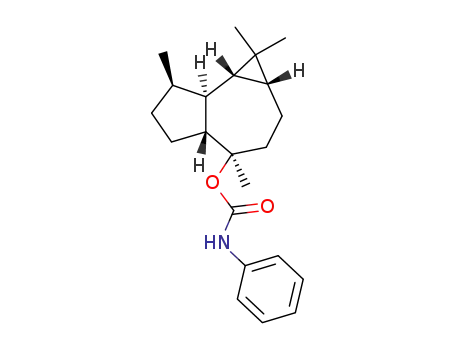 (1a<i>R</i>)-4<i>c</i>-phenylcarbamoyloxy-1.1.4<i>t</i>.7<i>c</i>-tetramethyl-(1a<i>rH</i>.4a<i>cH</i>.7a<i>tH</i>.7b<i>cH</i>)-decahydro-1<i>H</i>-cycloprop[<i>e</i>]-azulene