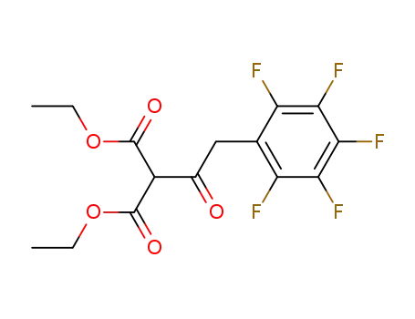 2,3,4,5,6-Pentafluorphenylacetyl-malonsaeurediethylester