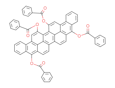 Molecular Structure of 19339-25-4 (Leuco-16,17-dihydroxy-violanthron-tetrabenzoat)