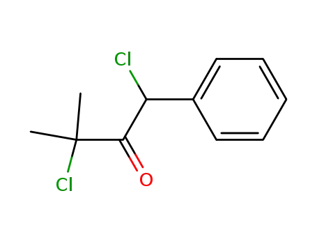 Molecular Structure of 61434-24-0 (2-Butanone, 1,3-dichloro-3-methyl-1-phenyl-)