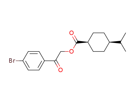 <i>cis</i>-<i>p</i>-menthanoic acid-<sup>(7)</sup>-(4-bromo-phenacyl ester)