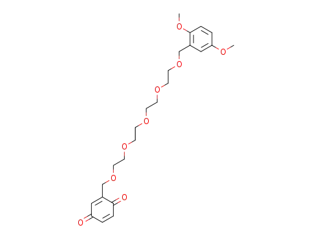 2,5-Cyclohexadiene-1,4-dione,
2-[15-(2,5-dimethoxyphenyl)-2,5,8,11,14-pentaoxapentadec-1-yl]-