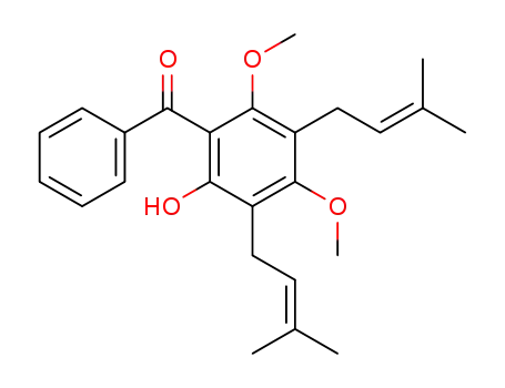 Molecular Structure of 93092-29-6 (Myrtiaphenone A)