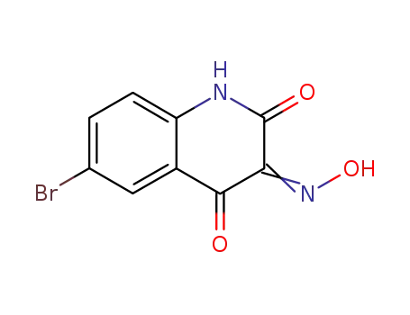2,3,4(1H)-Quinolinetrione, 6-bromo-, 3-oxime