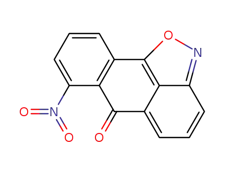 Molecular Structure of 85192-92-3 (7-Nitro-anthra[1,9-cd]isoxazol-6-one)