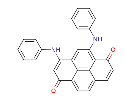 1,6-Pyrenedione, 3,5-bis(phenylamino)-