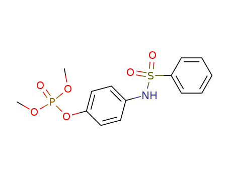 Molecular Structure of 114542-00-6 (Phosphoric acid, dimethyl 4-[(phenylsulfonyl)amino]phenyl ester)
