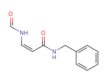 Molecular Structure of 89185-18-2 (2-Propenamide, 3-(formylamino)-N-(phenylmethyl)-, (Z)-)