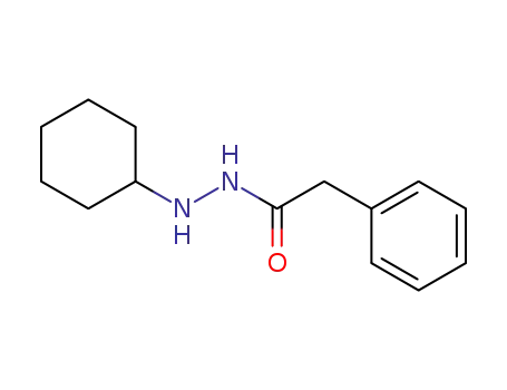 Molecular Structure of 110452-39-6 (Benzeneacetic acid, 2-cyclohexylhydrazide)