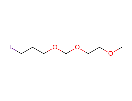 Molecular Structure of 100350-23-0 (Propane, 1-iodo-3-[(2-methoxyethoxy)methoxy]-)