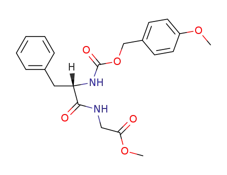 Molecular Structure of 51165-20-9 (Glycine, N-[N-[[(4-methoxyphenyl)methoxy]carbonyl]-L-phenylalanyl]-,
methyl ester)