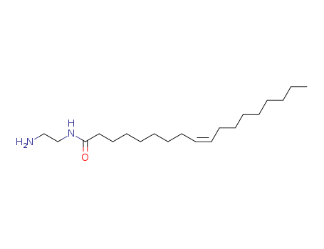 Molecular Structure of 10375-09-4 (9-Octadecenamide, N-(2-aminoethyl)-, (9Z)-)