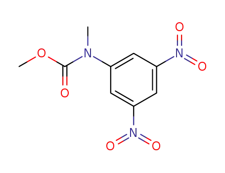 Molecular Structure of 80179-81-3 (Carbamic acid, (3,5-dinitrophenyl)methyl-, methyl ester)